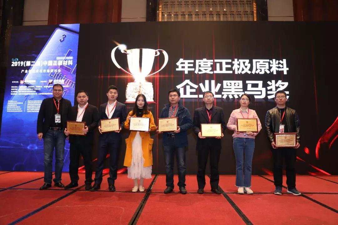格派新能源榮獲"年度正極原料企業(yè)黑馬獎(jiǎng)"